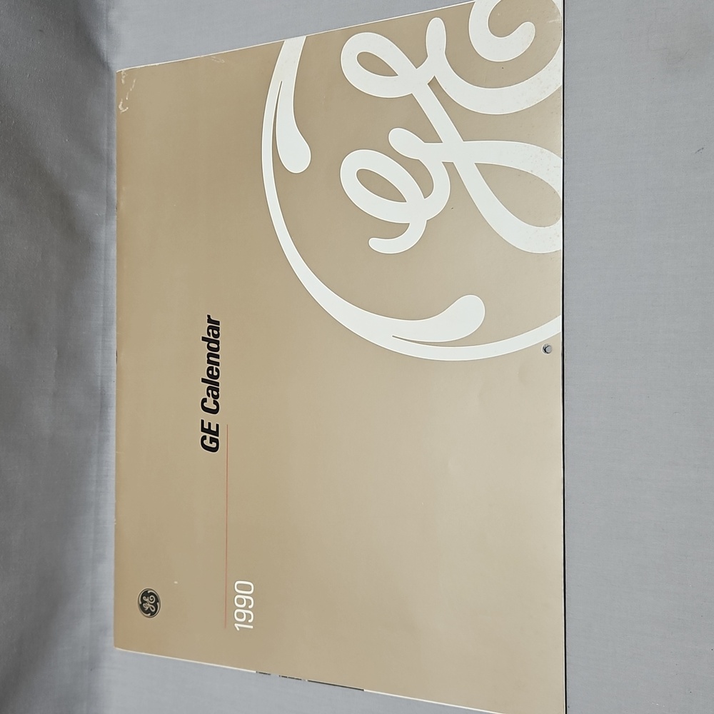 1990 GE General Electric Calender